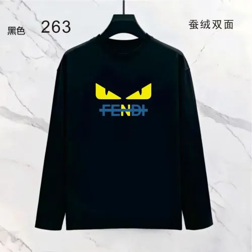 Wholesale Fendi T-Shirts Long Sleeved For Men #1475058 $39.00 USD, Wholesale Quality Replica Fendi T-Shirts