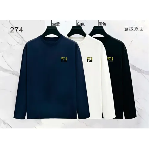 Replica Fendi T-Shirts Long Sleeved For Men #1475059 $39.00 USD for Wholesale
