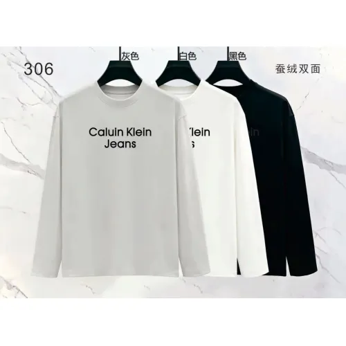 Replica Calvin Klein CK T-Shirts Long Sleeved For Men #1475075 $39.00 USD for Wholesale