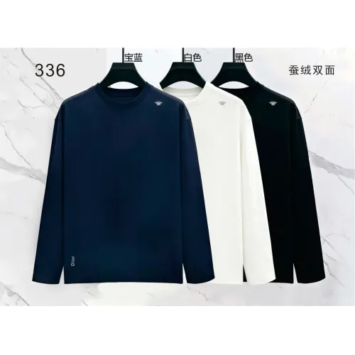 Replica Christian Dior T-Shirts Long Sleeved For Men #1475086 $39.00 USD for Wholesale