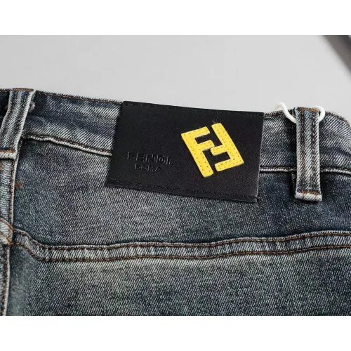 Replica Fendi Jeans For Men #1475124 $45.00 USD for Wholesale