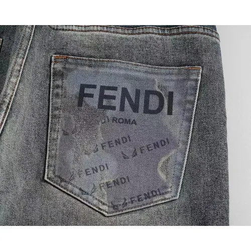 Replica Fendi Jeans For Men #1475124 $45.00 USD for Wholesale