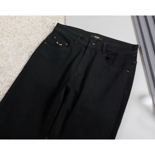 Replica Fendi Jeans For Men #1475128 $45.00 USD for Wholesale