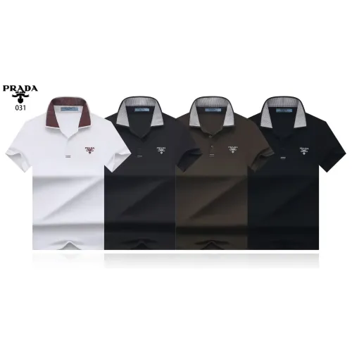 Replica Prada T-Shirts Short Sleeved For Men #1475174 $32.00 USD for Wholesale