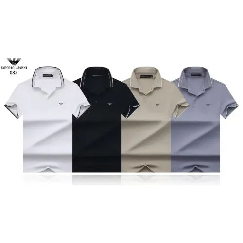 Replica Armani T-Shirts Short Sleeved For Men #1475194 $32.00 USD for Wholesale