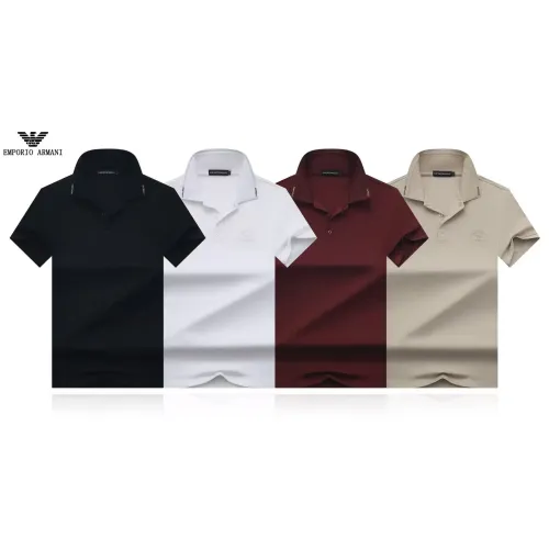 Replica Armani T-Shirts Short Sleeved For Men #1475216 $32.00 USD for Wholesale