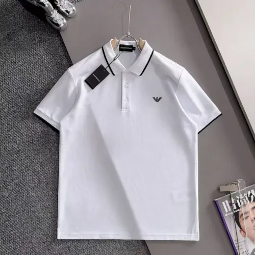 Wholesale Armani T-Shirts Short Sleeved For Men #1475238 $38.00 USD, Wholesale Quality Replica Armani T-Shirts
