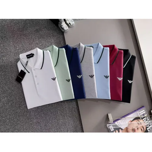 Replica Armani T-Shirts Short Sleeved For Men #1475243 $38.00 USD for Wholesale