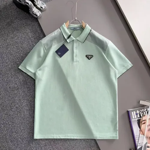 Wholesale Prada T-Shirts Short Sleeved For Men #1475247 $38.00 USD, Wholesale Quality Replica Prada T-Shirts