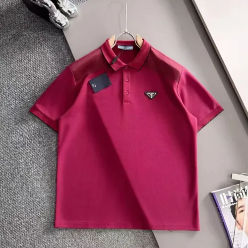 Wholesale Prada T-Shirts Short Sleeved For Men #1475250 $38.00 USD, Wholesale Quality Replica Prada T-Shirts