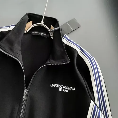 Replica Armani Tracksuits Long Sleeved For Men #1475278 $88.00 USD for Wholesale