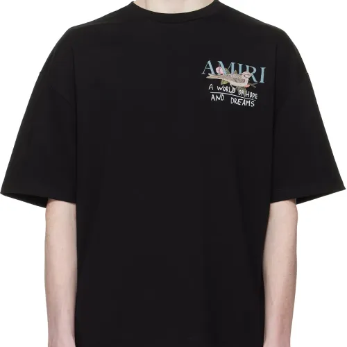 Replica Amiri T-Shirts Short Sleeved For Unisex #1475289 $32.00 USD for Wholesale
