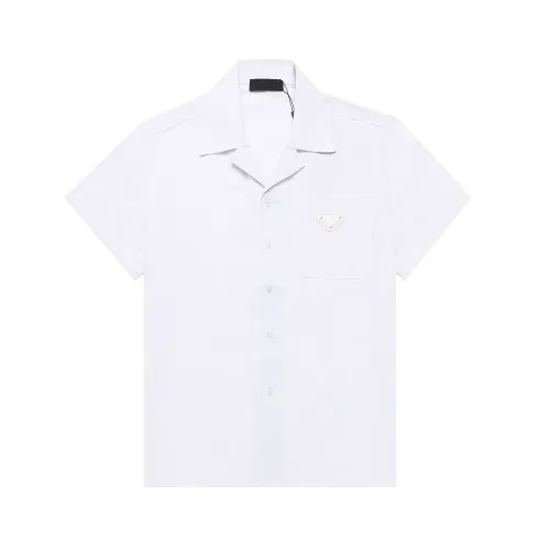 Wholesale Prada Shirts Short Sleeved For Men #1475300 $36.00 USD, Wholesale Quality Replica Prada Shirts