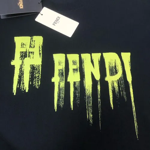 Replica Fendi T-Shirts Short Sleeved For Men #1475372 $45.00 USD for Wholesale
