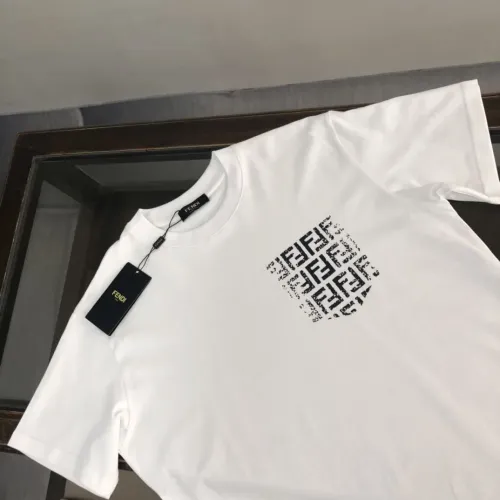 Replica Fendi T-Shirts Short Sleeved For Men #1475375 $45.00 USD for Wholesale