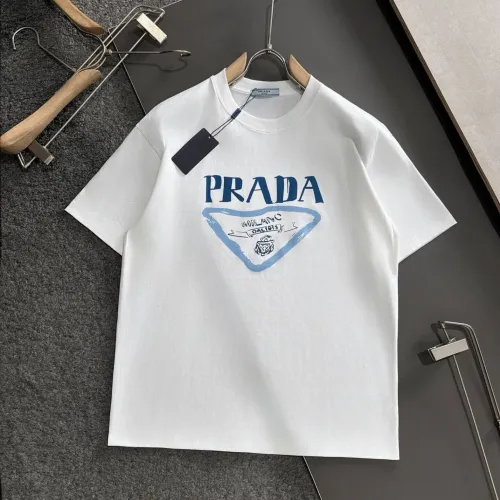 Wholesale Prada T-Shirts Short Sleeved For Men #1475388 $45.00 USD, Wholesale Quality Replica Prada T-Shirts