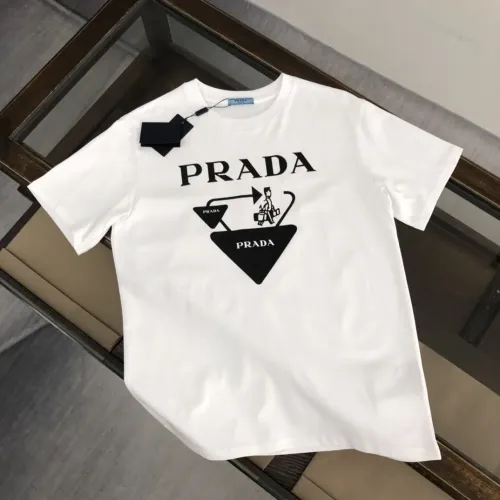 Wholesale Prada T-Shirts Short Sleeved For Men #1475390 $45.00 USD, Wholesale Quality Replica Prada T-Shirts