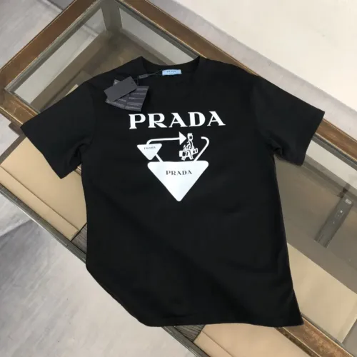 Wholesale Prada T-Shirts Short Sleeved For Men #1475391 $45.00 USD, Wholesale Quality Replica Prada T-Shirts