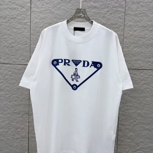 Wholesale Prada T-Shirts Short Sleeved For Unisex #1475392 $45.00 USD, Wholesale Quality Replica Prada T-Shirts