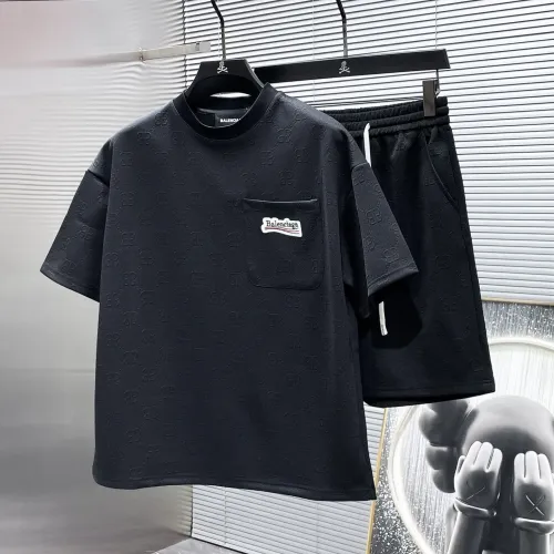 Wholesale Balenciaga Fashion Tracksuits Short Sleeved For Men #1475408 $76.00 USD, Wholesale Quality Replica Balenciaga Fashion Tracksuits