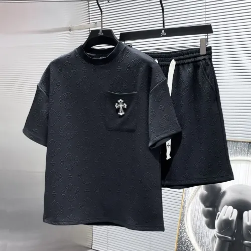 Wholesale Chrome Hearts Tracksuits Short Sleeved For Men #1475410 $76.00 USD, Wholesale Quality Replica Chrome Hearts Tracksuits
