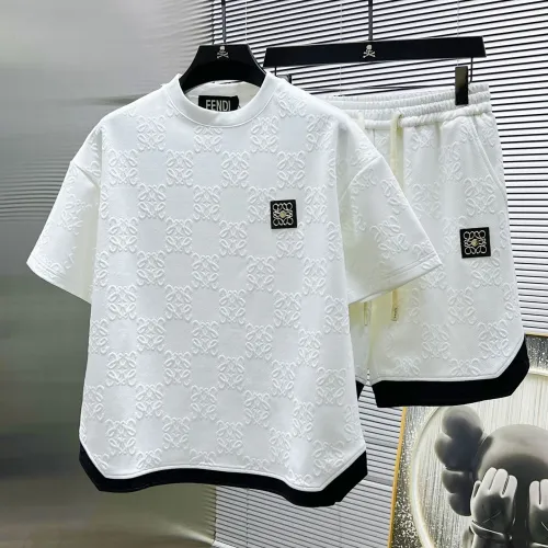 Wholesale LOEWE Tracksuits Short Sleeved For Men #1475411 $76.00 USD, Wholesale Quality Replica LOEWE Tracksuits