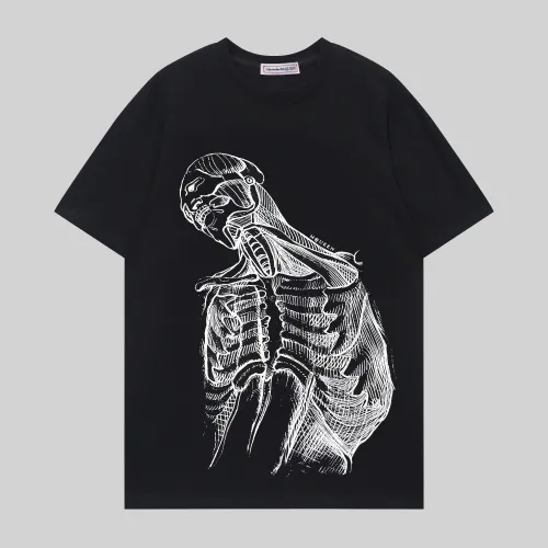 Wholesale Alexander McQueen T-shirts Short Sleeved For Unisex #1475425 $32.00 USD, Wholesale Quality Replica Alexander McQueen T-shirts