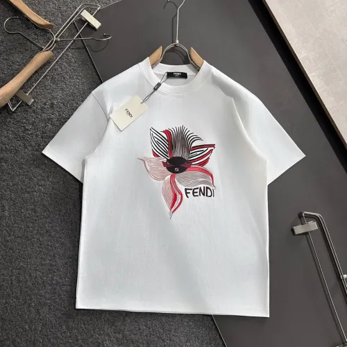 Wholesale Fendi T-Shirts Short Sleeved For Men #1475477 $45.00 USD, Wholesale Quality Replica Fendi T-Shirts