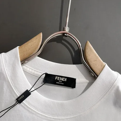 Replica Fendi T-Shirts Short Sleeved For Men #1475477 $45.00 USD for Wholesale
