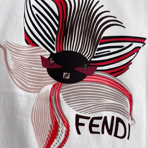 Replica Fendi T-Shirts Short Sleeved For Men #1475477 $45.00 USD for Wholesale