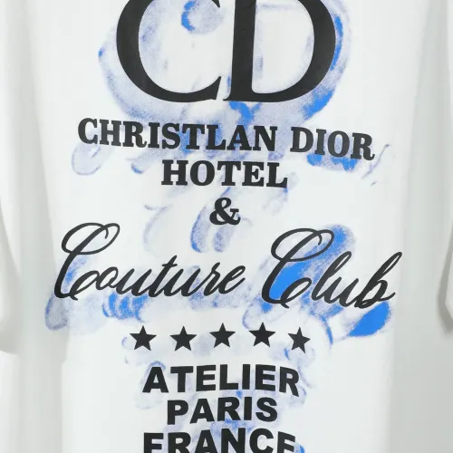 Replica Christian Dior T-Shirts Short Sleeved For Unisex #1475497 $48.00 USD for Wholesale