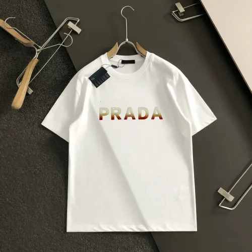 Wholesale Prada T-Shirts Short Sleeved For Men #1475532 $45.00 USD, Wholesale Quality Replica Prada T-Shirts