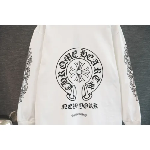Replica Chrome Hearts T-Shirts Long Sleeved For Unisex #1475566 $48.00 USD for Wholesale