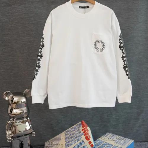 Wholesale Chrome Hearts T-Shirts Long Sleeved For Unisex #1475568 $48.00 USD, Wholesale Quality Replica Chrome Hearts T-Shirts