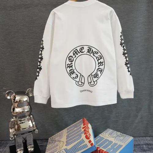 Replica Chrome Hearts T-Shirts Long Sleeved For Unisex #1475568 $48.00 USD for Wholesale