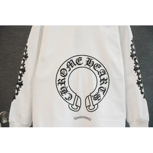 Replica Chrome Hearts T-Shirts Long Sleeved For Unisex #1475568 $48.00 USD for Wholesale