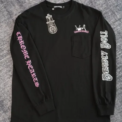 Wholesale Chrome Hearts T-Shirts Long Sleeved For Unisex #1475574 $48.00 USD, Wholesale Quality Replica Chrome Hearts T-Shirts