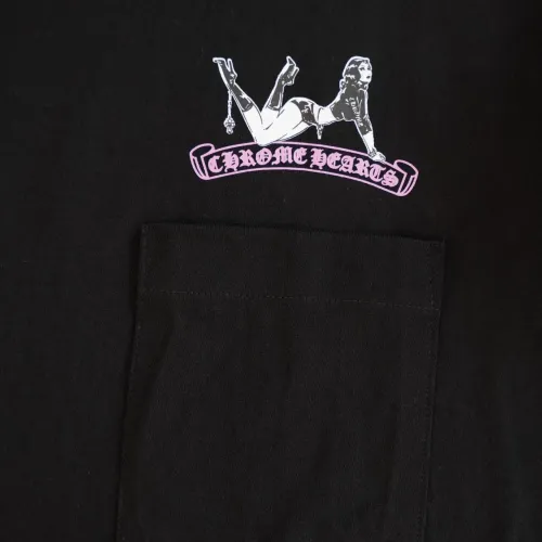 Replica Chrome Hearts T-Shirts Long Sleeved For Unisex #1475574 $48.00 USD for Wholesale