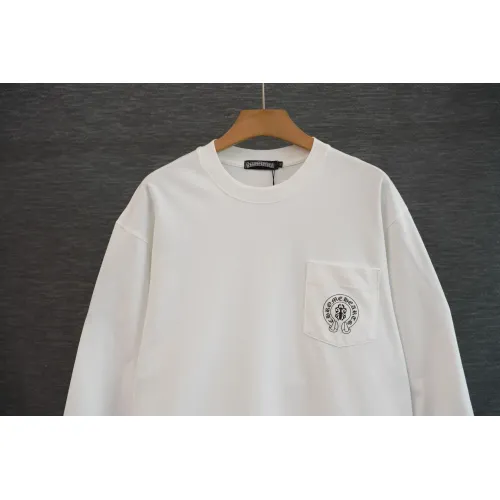 Replica Chrome Hearts T-Shirts Long Sleeved For Unisex #1475575 $48.00 USD for Wholesale