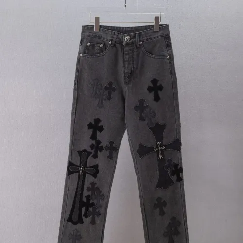 Wholesale Chrome Hearts Jeans For Men #1475667 $72.00 USD, Wholesale Quality Replica Chrome Hearts Jeans