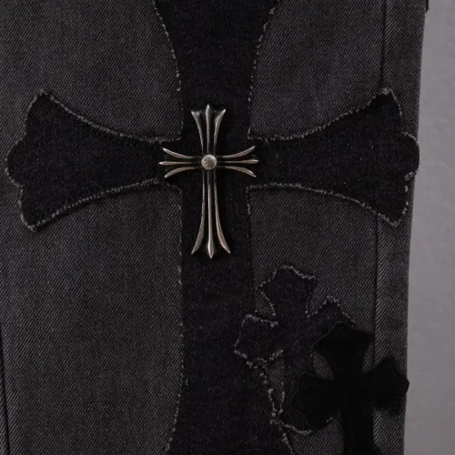 Replica Chrome Hearts Jeans For Men #1475667 $72.00 USD for Wholesale
