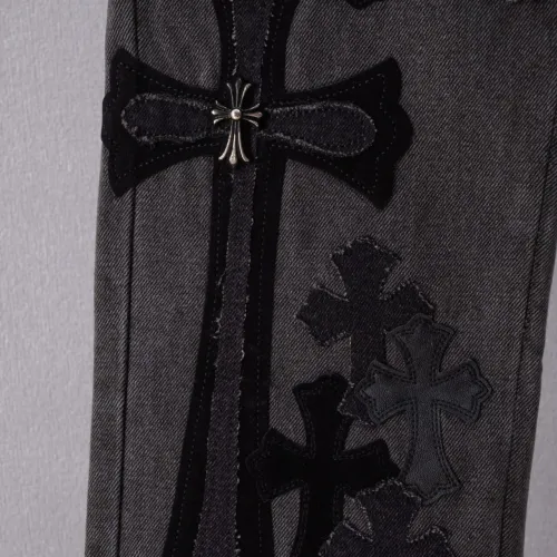 Replica Chrome Hearts Jeans For Men #1475667 $72.00 USD for Wholesale