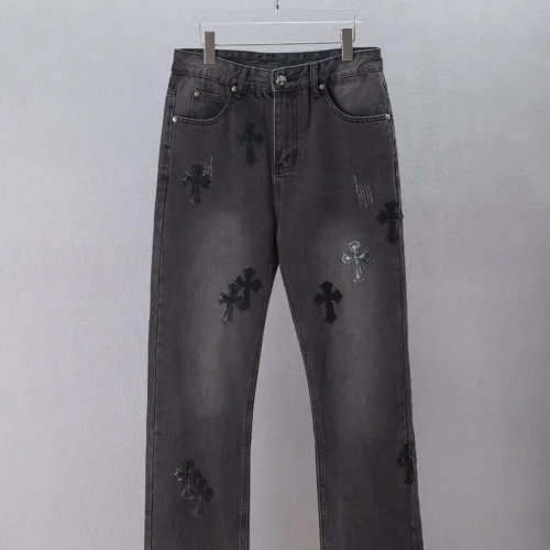 Wholesale Chrome Hearts Jeans For Men #1475669 $52.00 USD, Wholesale Quality Replica Chrome Hearts Jeans