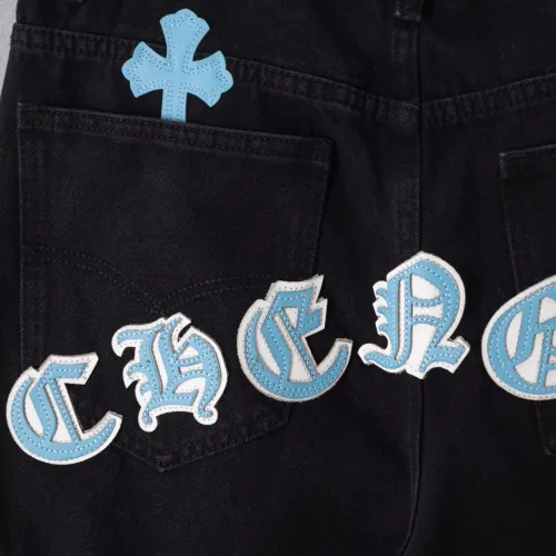 Replica Chrome Hearts Jeans For Men #1475672 $60.00 USD for Wholesale