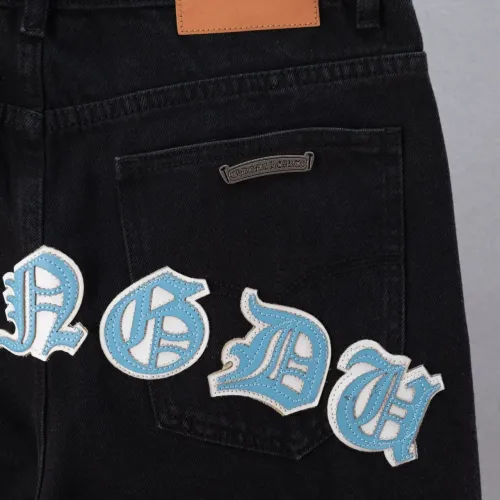 Replica Chrome Hearts Jeans For Men #1475672 $60.00 USD for Wholesale