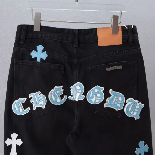 Replica Chrome Hearts Jeans For Men #1475672 $60.00 USD for Wholesale
