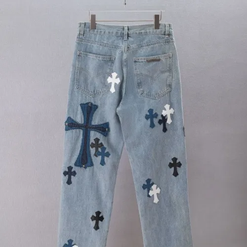 Replica Chrome Hearts Jeans For Men #1475679 $72.00 USD for Wholesale