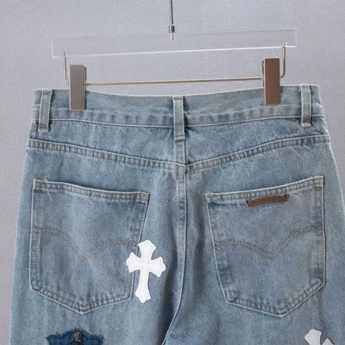 Replica Chrome Hearts Jeans For Men #1475679 $72.00 USD for Wholesale
