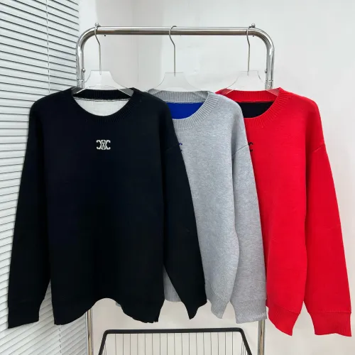 Replica Celine Sweaters Long Sleeved For Unisex #1475699 $56.00 USD for Wholesale