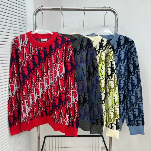 Replica Christian Dior Sweaters Long Sleeved For Unisex #1475711 $64.00 USD for Wholesale